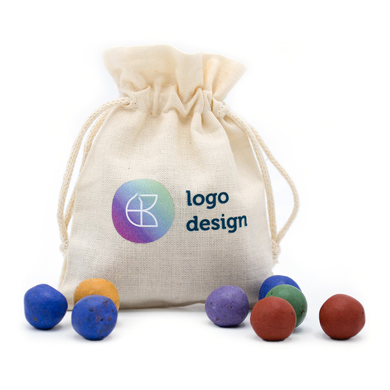 Pouch with 8 seed bombs
